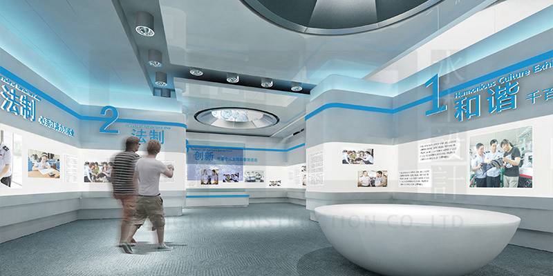 清爽明朗风格法治馆案例图2